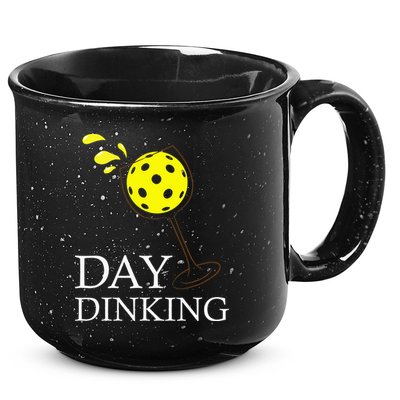 Day Dinking Pickleball Player Paddleball Lover 15oz Campfire Ceramic Mug
