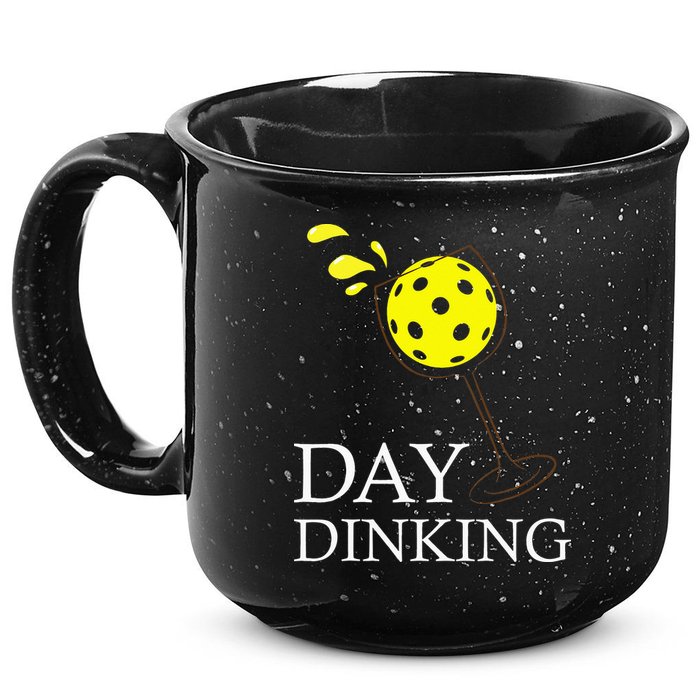 Day Dinking Pickleball Player Paddleball Lover 15oz Campfire Ceramic Mug