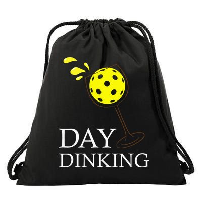 Day Dinking Pickleball Player Paddleball Lover Drawstring Bag