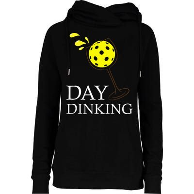 Day Dinking Pickleball Player Paddleball Lover Womens Funnel Neck Pullover Hood