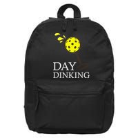 Day Dinking Pickleball Player Paddleball Lover 16 in Basic Backpack