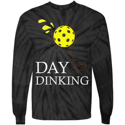 Day Dinking Pickleball Player Paddleball Lover Tie-Dye Long Sleeve Shirt