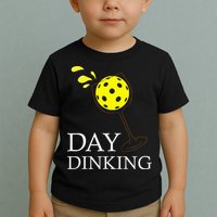 Day Dinking Pickleball Player Paddleball Lover Toddler T-Shirt