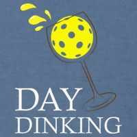 Day Dinking Pickleball Player Paddleball Lover Garment-Dyed Sweatshirt