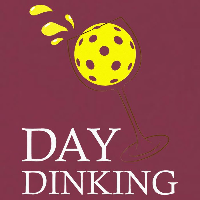 Day Dinking Pickleball Player Paddleball Lover 16oz Travel Tumbler
