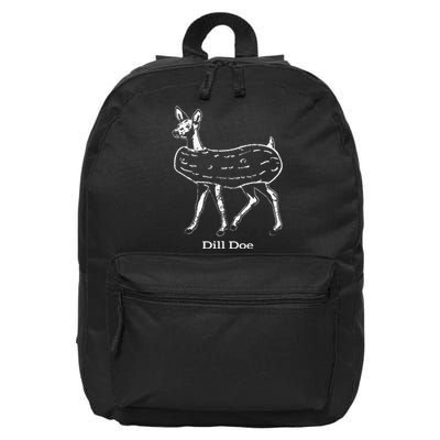 Dill Doe Reindeer Pickles Naughty 16 in Basic Backpack