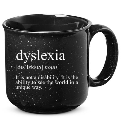 Dyslexia Definition Reading Specialist Dyslexia Awareness Gift 15oz Campfire Ceramic Mug