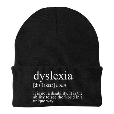 Dyslexia Definition Reading Specialist Dyslexia Awareness Gift Beanie