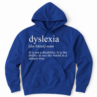 Dyslexia Definition Reading Specialist Dyslexia Awareness Gift Hoodie