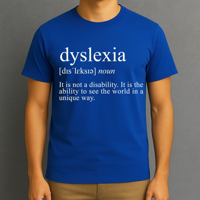 Dyslexia Definition Reading Specialist Dyslexia Awareness Gift T-Shirt