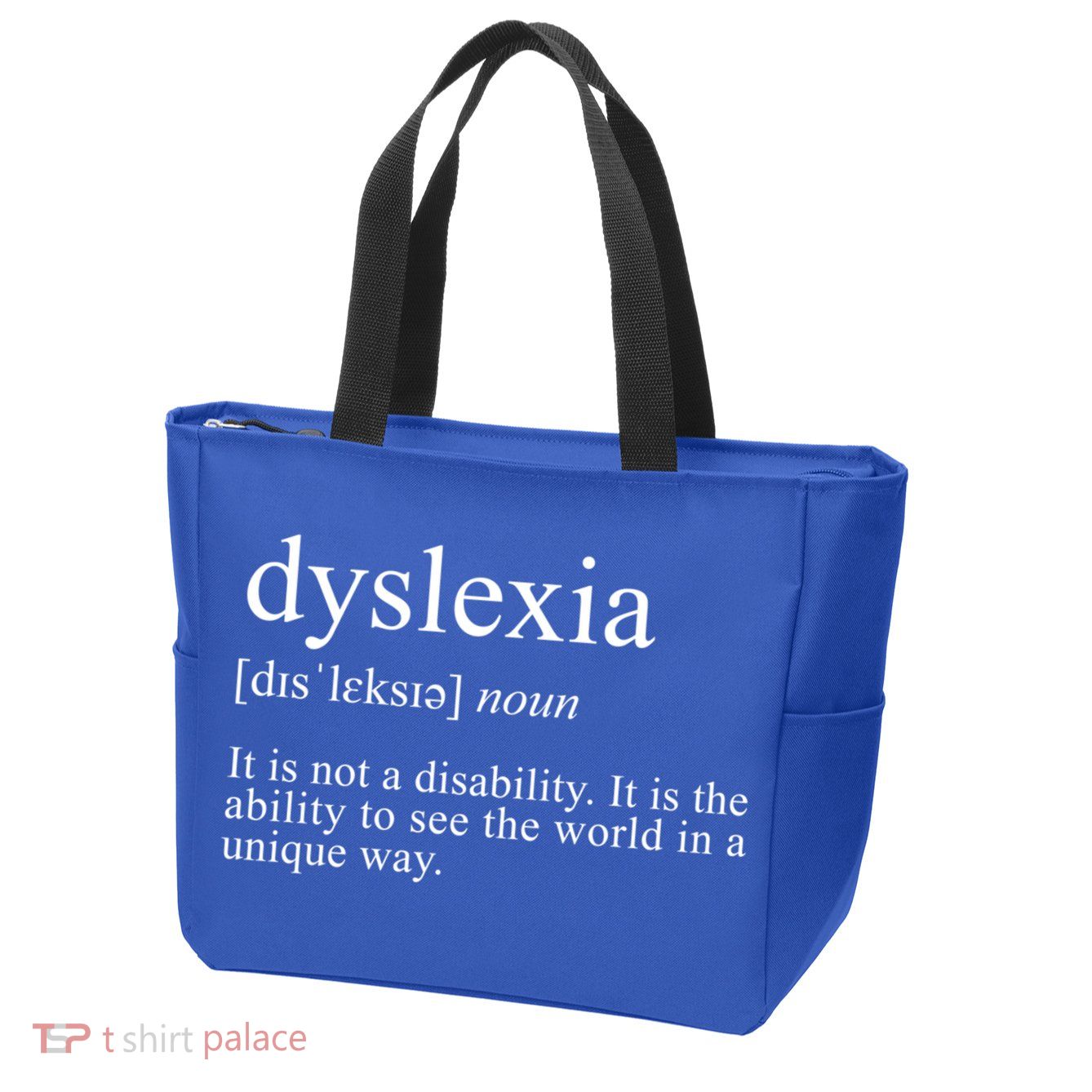 Dyslexia Definition Reading Specialist Dyslexia Awareness Gift Zip Tote Bag