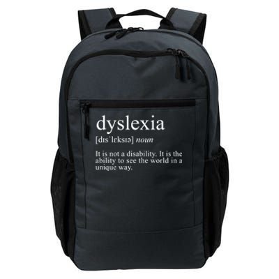 Dyslexia Definition Reading Specialist Dyslexia Awareness Gift Daily Commute Backpack