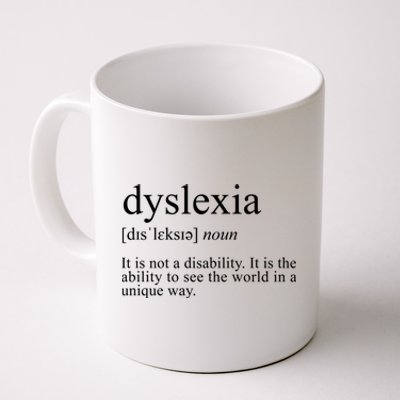 Dyslexia Definition Reading Specialist Dyslexia Awareness Gift Coffee Mug