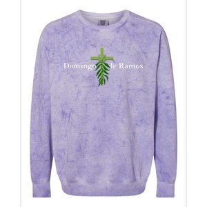 Domingo De Ramos Palm Sunday Gift Colorblast Crewneck Sweatshirt