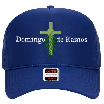 Domingo De Ramos Palm Sunday Gift High Crown Mesh Back Trucker Hat