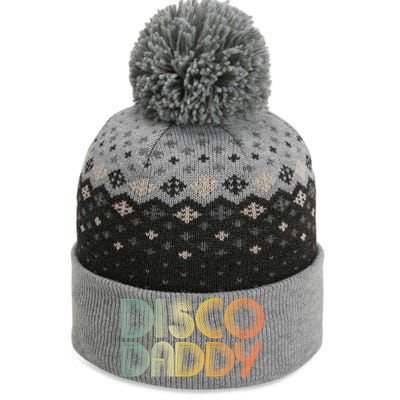 Disco Daddy Retro 60s 70s Party Costume Dad Fathers Day The Baniff Cuffed Pom Beanie