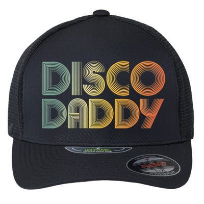 Disco Daddy Retro 60s 70s Party Costume Dad Fathers Day Flexfit Unipanel Trucker Cap