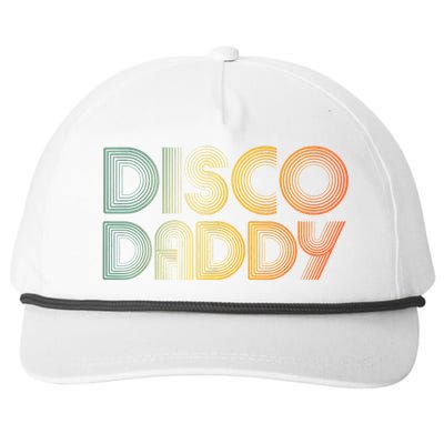 Disco Daddy Retro 60s 70s Party Costume Dad Fathers Day Snapback Five-Panel Rope Hat