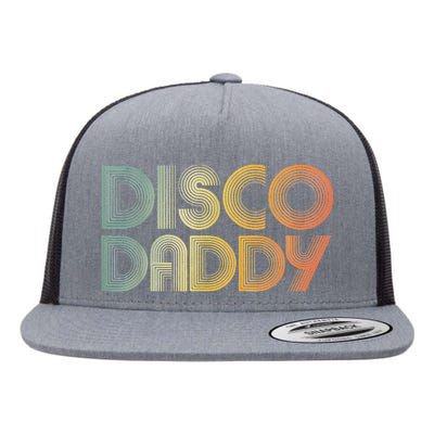 Disco Daddy Retro 60s 70s Party Costume Dad Fathers Day Flat Bill Trucker Hat