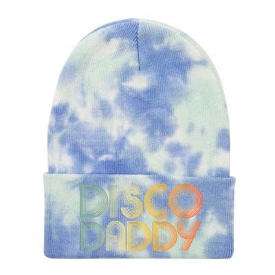 Disco Daddy Retro 60s 70s Party Costume Dad Fathers Day Tie Dye 12in Knit Beanie