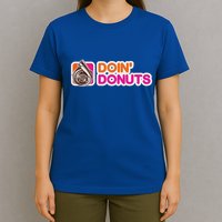 Doin Donuts Racing & Drift Car Enthusiast Turbo Motor T-Shirt