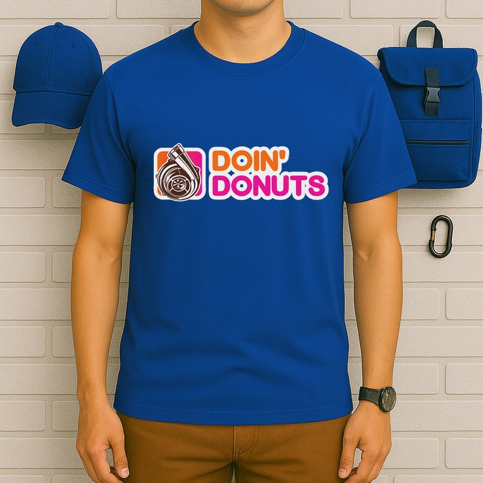 Doin Donuts Racing & Drift Car Enthusiast Turbo Motor T-Shirt