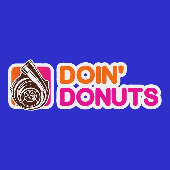 Doin Donuts Racing & Drift Car Enthusiast Turbo Motor T-Shirt