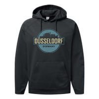 Dusseldorf Dialect Rhine Westphalia Germany Souvenir Performance Fleece Hoodie