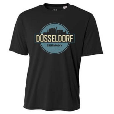 Dusseldorf Dialect Rhine Westphalia Germany Souvenir Cooling Performance Crew T-Shirt