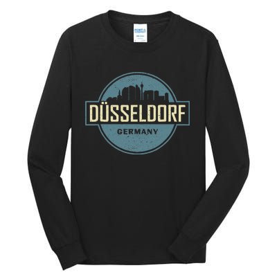 Dusseldorf Dialect Rhine Westphalia Germany Souvenir Tall Long Sleeve T-Shirt