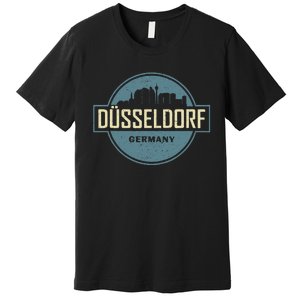 Dusseldorf Dialect Rhine Westphalia Germany Souvenir Premium T-Shirt