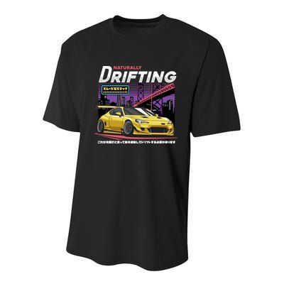 Drifting Youth Performance Sprint T-Shirt