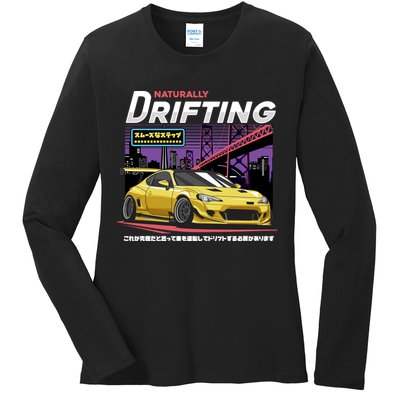 Drifting Ladies Long Sleeve Shirt