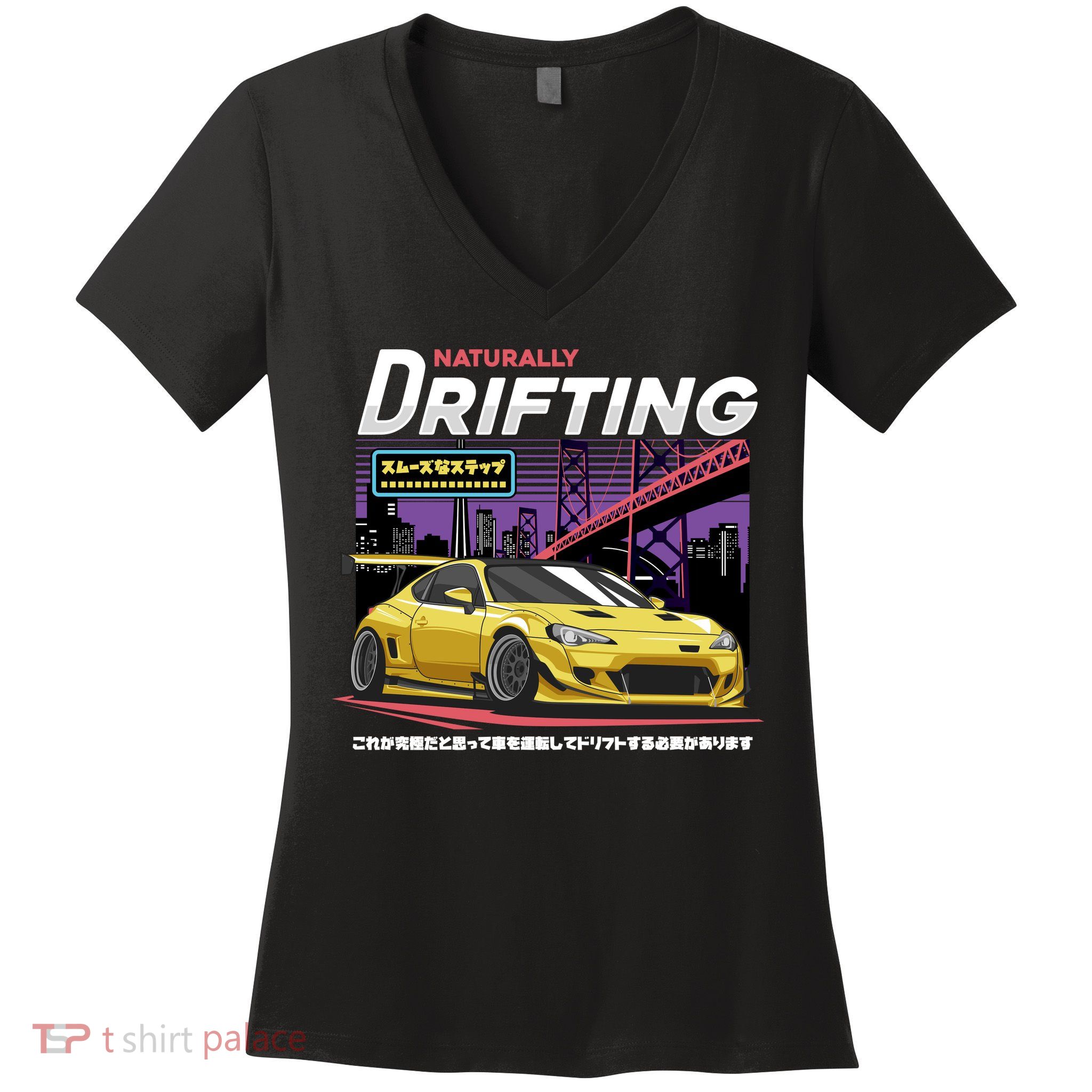 Drifting Women's V-Neck T-Shirt