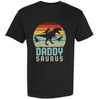 Daddysaurus Daddysaurus Rex Design Fathers Day Garment-Dyed Heavyweight T-Shirt