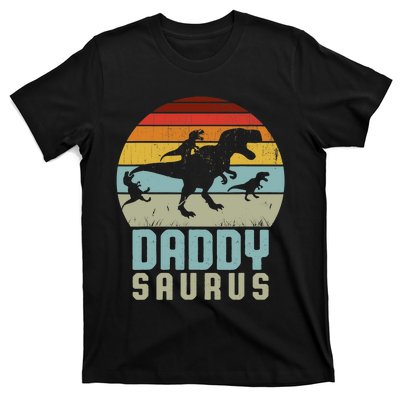 Daddysaurus Daddysaurus Rex Design Fathers Day T-Shirt