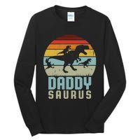 Daddysaurus Daddysaurus Rex Design Fathers Day Tall Long Sleeve T-Shirt