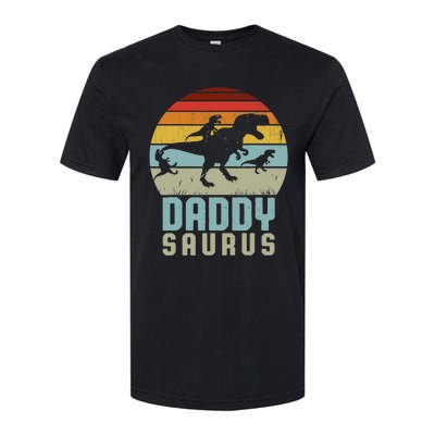 Daddysaurus Daddysaurus Rex Design Fathers Day Softstyle CVC T-Shirt