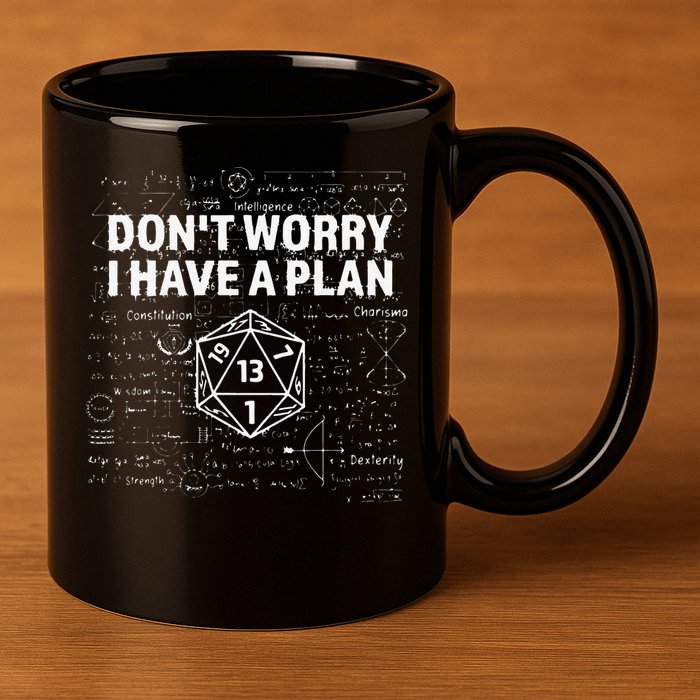 D.20 Dice Roll 1 Funny Dungeon Gamer Critical Fail Dragon 11oz C Handle Ceramic Mug