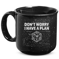 D.20 Dice Roll 1 Funny Dungeon Gamer Critical Fail Dragon 15oz Campfire Ceramic Mug