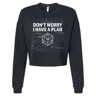 D.20 Dice Roll 1 Funny Dungeon Gamer Critical Fail Dragon Cropped Pullover Crew