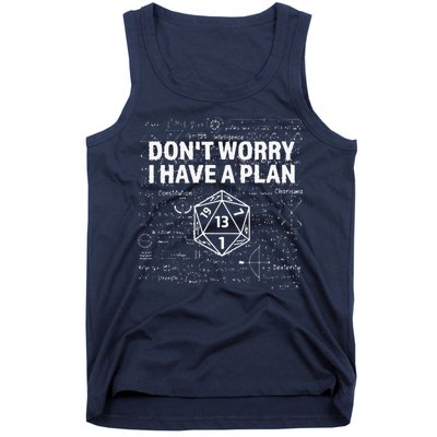D.20 Dice Roll 1 Funny Dungeon Gamer Critical Fail Dragon Tank Top