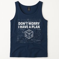 D.20 Dice Roll 1 Funny Dungeon Gamer Critical Fail Dragon Tank Top