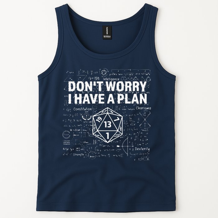 D.20 Dice Roll 1 Funny Dungeon Gamer Critical Fail Dragon Tank Top