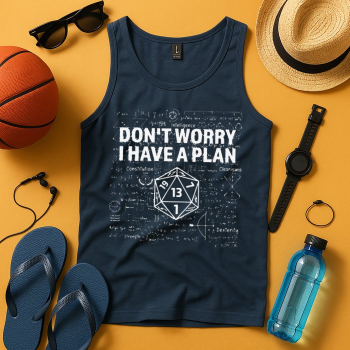 D.20 Dice Roll 1 Funny Dungeon Gamer Critical Fail Dragon Tank Top
