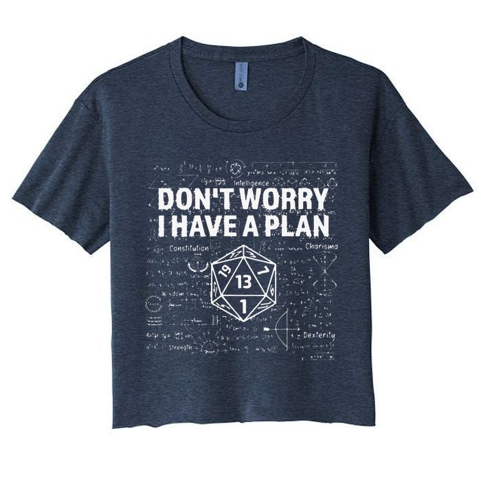 D.20 Dice Roll 1 Funny Dungeon Gamer Critical Fail Dragon Women's Crop Top Tee