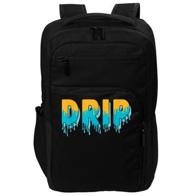 Drip Dripping Retro Aqua 5s Matching Impact Tech Backpack