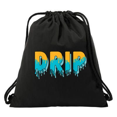 Drip Dripping Retro Aqua 5s Matching Drawstring Bag