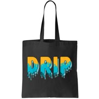 Drip Dripping Retro Aqua 5s Matching Tote Bag