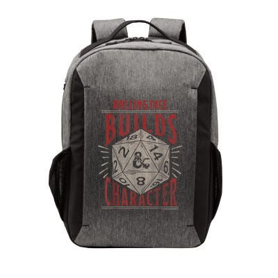 Dungeons & Dragons Rolling Dice Builds Character Short Sleeve Vector Backpack